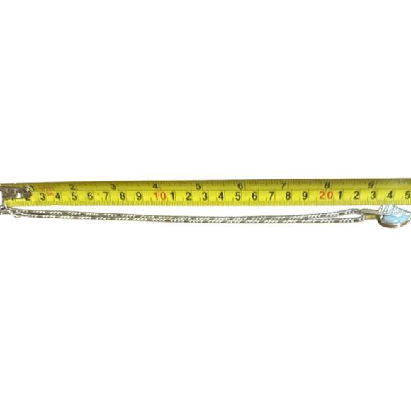 Dune Jewelry-Aquamarine Leaf Necklace - Sterling personalized hand crafted $250 - Picture 8 of 8